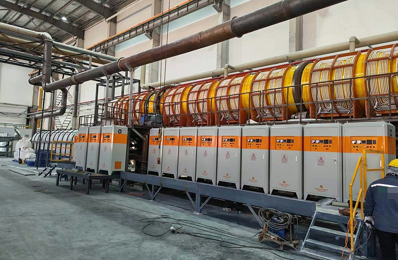 鋰電池粉料電磁回轉(zhuǎn)窯