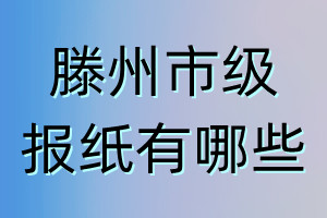 滕州市級(jí)報(bào)紙有哪些